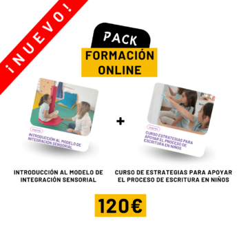 PACK INTRODUCCIÓN AL MODELO DE INTEGRACIÓN SENSORIAL + CURSO ESTRATEGIAS PARA APOYAR EL PROCESO DE ESCRITURA EN NIÑOS